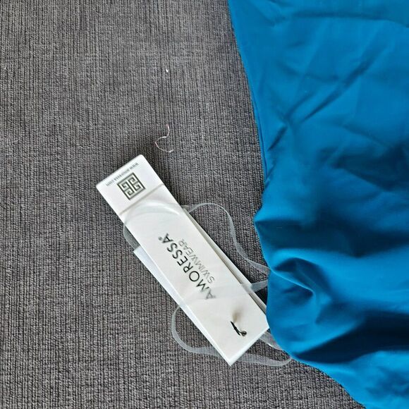 Amoressa By Miraclesuit Womens Pandora Elle Dorado One-shoulder One-piece Size 8 - Picture 6 of 14